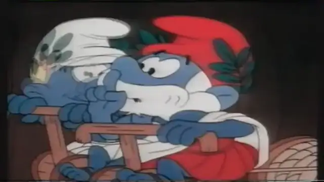 Tecknat Barn Svenska:Smurfarna i Grekland (1989) VHSRIPPEN (Svenska) Hela Filmen (4D)